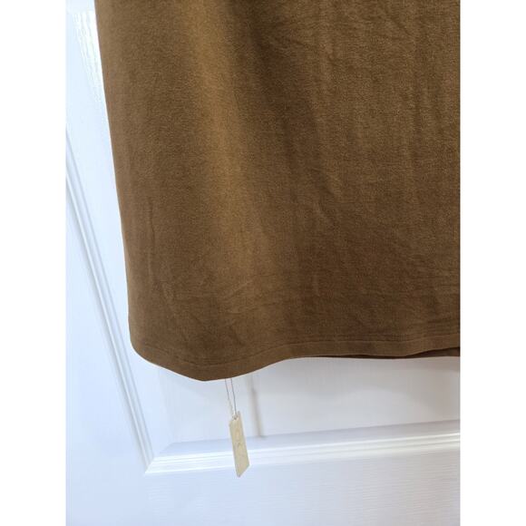 OGL Soft Flattering Turtleneck Mossy Brown Cabincore Brami Maxi Dress NWT, Sz XL - Picture 14 of 15